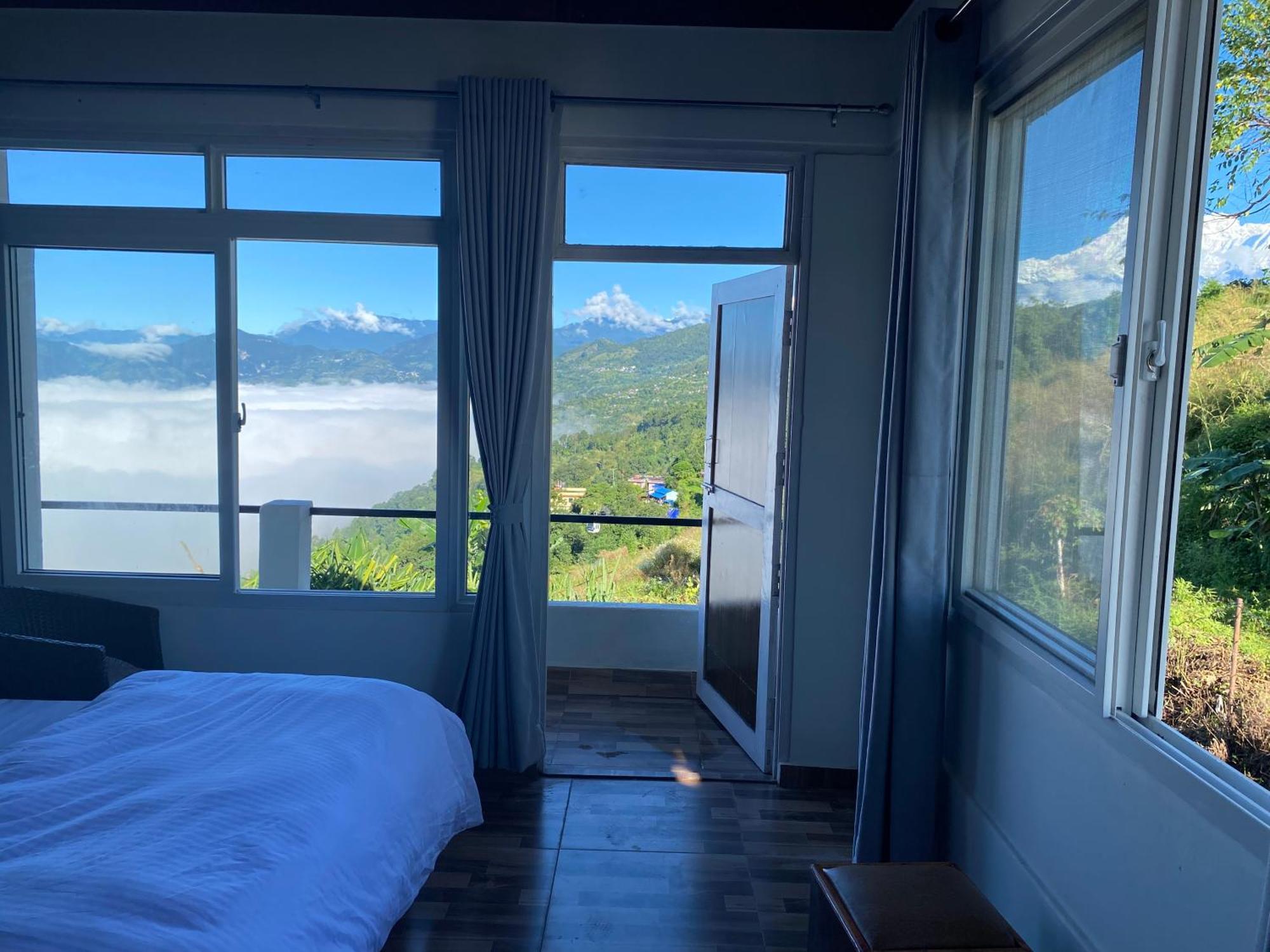 Panoramic View Guest House Sarangkot بوكْرا المظهر الخارجي الصورة