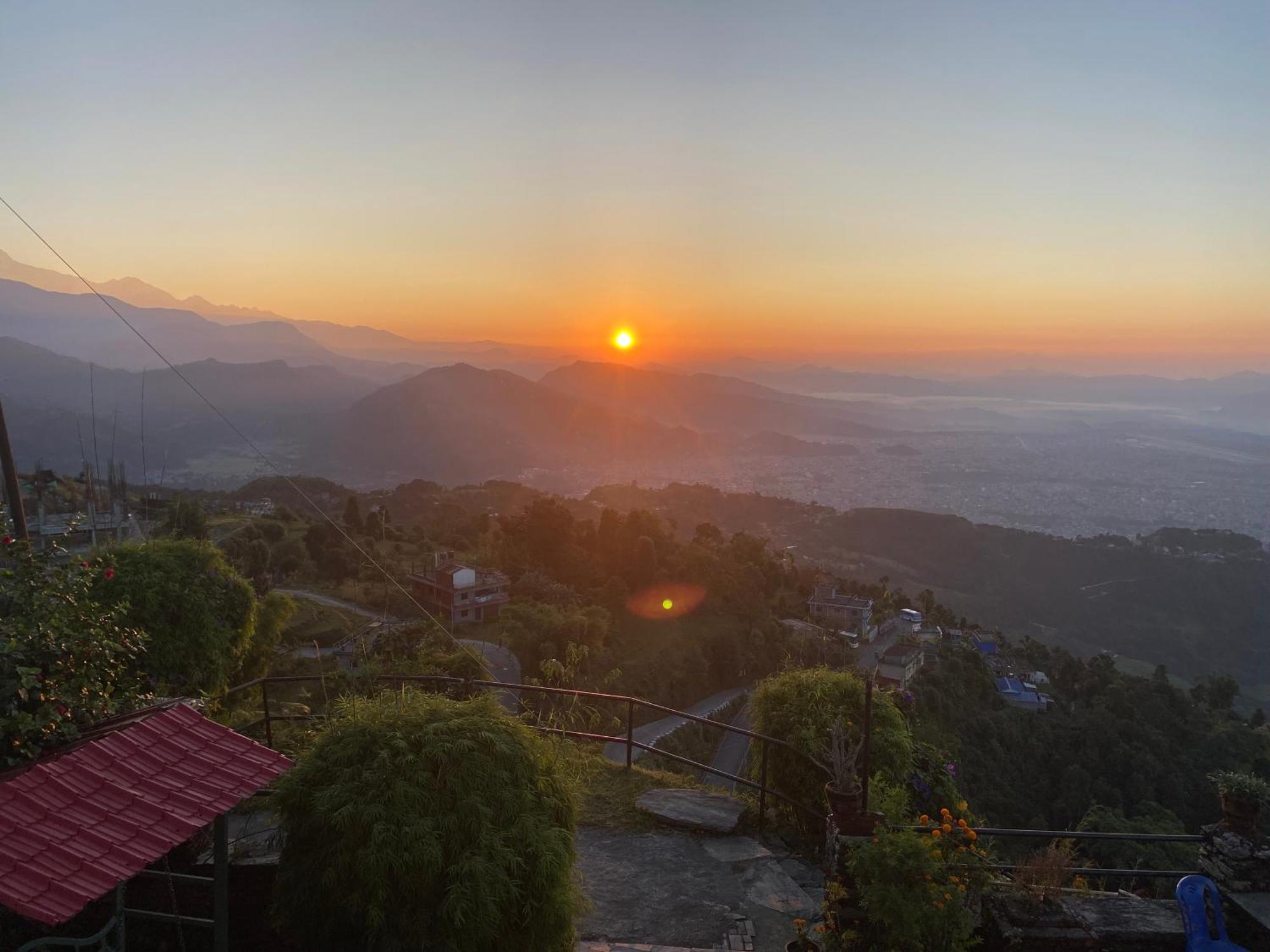 Panoramic View Guest House Sarangkot بوكْرا المظهر الخارجي الصورة