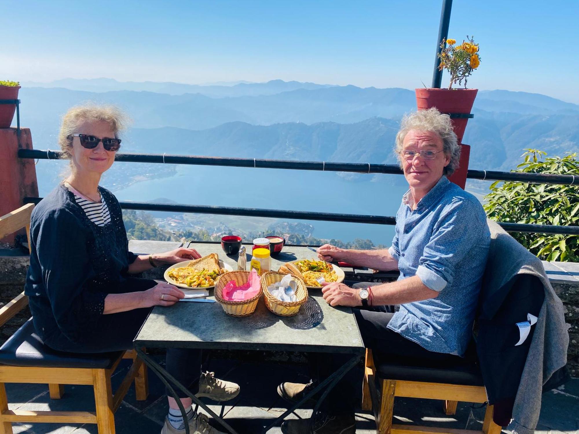 Panoramic View Guest House Sarangkot بوكْرا المظهر الخارجي الصورة