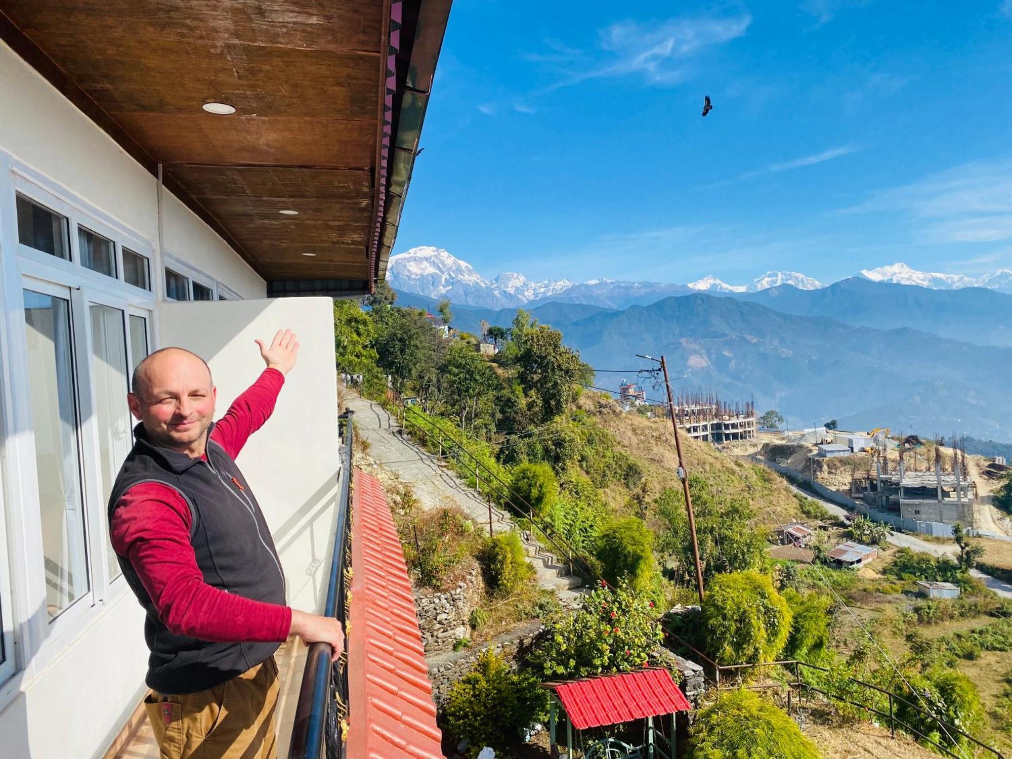Panoramic View Guest House Sarangkot بوكْرا المظهر الخارجي الصورة